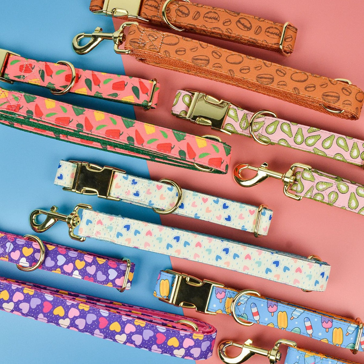 Heavy Industry Double-sided Pet Cat Dog Collar Haulage Rope Package